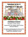 Christmas Pageant and Christmas Brunch