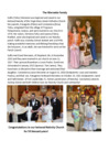 FAMILY HISTORIES FOR THE COMMORATIVE BOOK