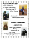 Fellowship Celebrations