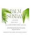 Palm Sunday Luncheon