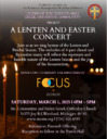 A Lenten and Easter Choral Celebration