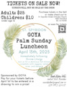 GOYA Palm Sunday Luncheon